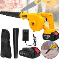 Акумуляторна повітродувка DeWalt DCV100 21V 2Ah для прибирання листя, Бездротовий садовий пилосос дуйка Blower Деволт 600W з мішком для пилу