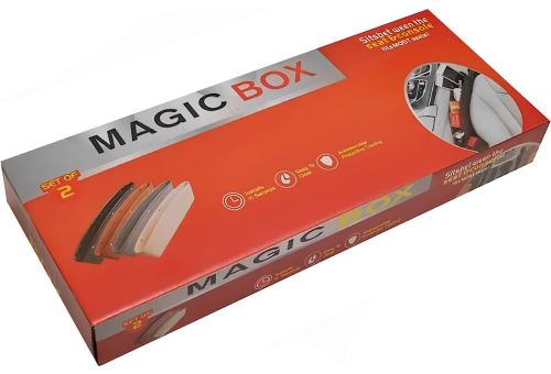 Автомобільний органайзер Magic Box універсальний портативний кишеню з екошкіри для зберігання дрібниць між сидіннями і тунелем в авто Catch Caddy
