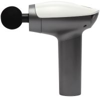 Ручний ударний масажер для м'язів Massage Gun Maxtop MP-921 25W 1500мач акумуляторний подвійний пістолет вібромасажер для всього тіла з дисплеєм USB
