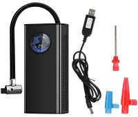 Автомобільний повітряний компресор Charge Pump CQB002 3600mAh акумуляторний автокомпресор з ліхтариком і дисплеєм, насос для підкачки шин 150 PSI