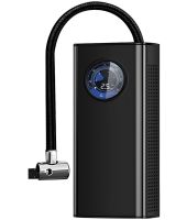 Автомобільний повітряний компресор Charge Pump CQB002 3600mAh акумуляторний автокомпресор з ліхтариком і дисплеєм, насос для підкачки шин 150 PSI