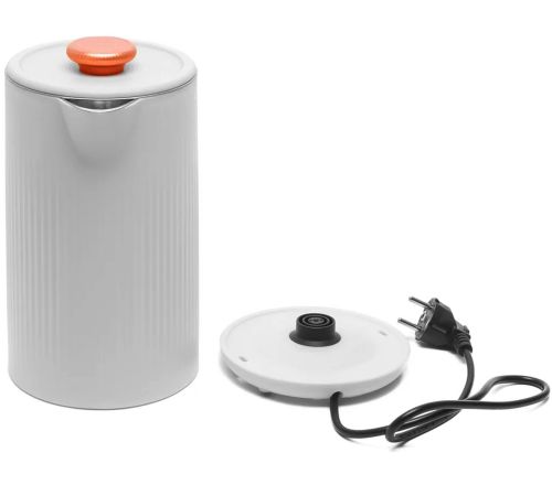 Електричний дисковий чайник Bitek BT-7848W на 2 л 1500W настільний кухонний електрочайник Бітек BT7848W з автовідключенням і поворотом на 360° Білий