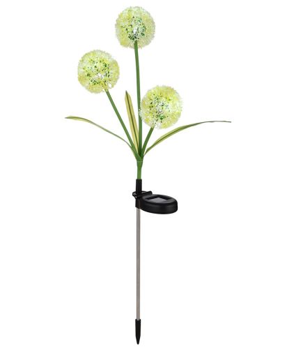 Садовый декоративный фонарь Одуванчики LED Flower Solar Light AD-2302 42.5 см 2 штуки уличный светильник на солнечной батарее Теплый белый