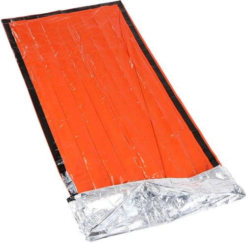 Аварийный спальный мешок Emergency Sleeping Bag многоразовый водонепроницаемый спасательный термомешок, спальник из фольги для экстремальных условий
