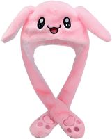 Світиться Звірошапка Bambi, Pikachu ZB-15 з довгими рухаються вушками і світлодіодним LED підсвічуванням, дитячий карнавальний головний убір іграшка ZB-16
