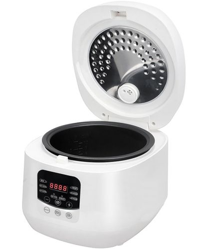 Електрична мультиварка скороварка Silver Love SC - 103 на 5л з сенсорним дисплеєм 900w, Мультиповар Electric cooker LY-504 з таймером і підігрівом