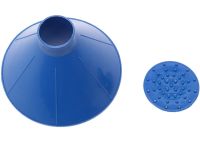 Автомобільний скребок лійка для снігу та льоду Glass Snow Loader 3 в 1 Конусна щітка очищувач, криголам для очищення лобового скла авто синя