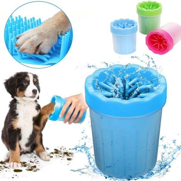 Лапомойка для маленьких собак S Pet Feet Washer Small 11 см, Ємність для миття лап кішок, Маленький стакан очищувач лап тварин