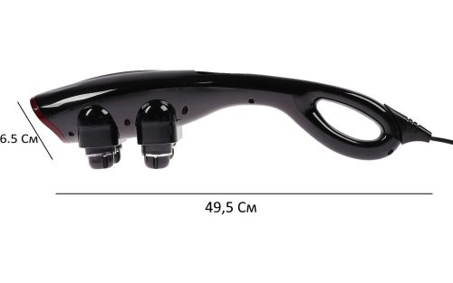 Електричний ручний масажер Quad Action Percussion Massager TK-88 - 2 для всього тіла 28 Вт, 12 в 1, вібраційний м'язовий мультімассажер для спини