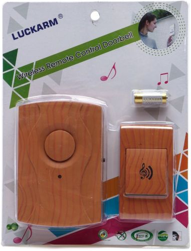 Дверний дзвінок від батарейок Luckarm D602 бездротовий приймач передавач під дерево 32 мелодії з цифровим управлінням для будинку на батарейках