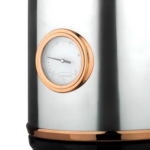 Електричний чайник Domotec MS-7849 на 1.7л настільний дисковий електрочайник Domotec 2200W з термометром і автоматичним відключенням від мережі