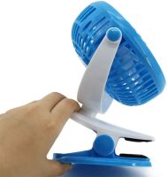 Настільний міні вентилятор з прищіпкою Mini Fan MK-F168 портативний ручний охолоджуючий вентилятор з затиском на стіл від акумулятора і USB ly-582, WX-6503