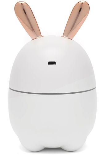 Зволожувач повітря нічник Зайчик Rabbit Humidifier Y-105 200 мл ультразвуковий настільний очищувач дифузор з LED підсвічуванням USB Air Purifier