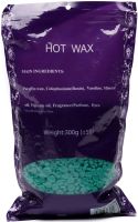 Кольоровий віск в гранулах для воскоплава Konsung Hot Wax 300 грам професійний низькотемпературний плівковий віск для депіляції всіх типів шкіри