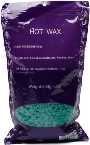 Кольоровий віск в гранулах для воскоплава Konsung Hot Wax 300 грам професійний низькотемпературний плівковий віск для депіляції всіх типів шкіри