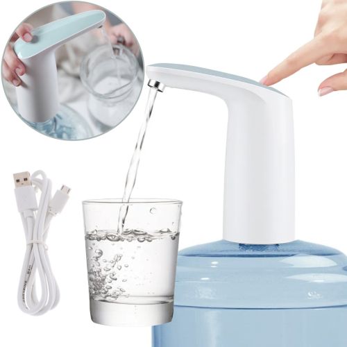 Сенсорна помпа з підсвічуванням для води ePump Smart Touch Автоматичний акумуляторний насос диспенсер на кулер, Електропомпа дозатор для пляшок USB