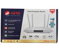 Бездротовий LTE маршрутизатор Dual Function B828 4G/5G 300 Мбіт/с зі слотом для SIM карти, акумуляторний Wi-Fi роутер до 300Mb/s 4 зовнішні антени
