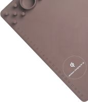 Килимок для миші з бездротовою зарядкою Wireless Charging Mouse Pad RK800 ігрова поверхня Qi для мишки з органайзером для візиток і проводів 
