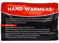 Химическая грелка для рук Hand Warmers портативные одноразовые самонагревающиеся грелки до 8 часов термохимический обогреватель для согревания тела