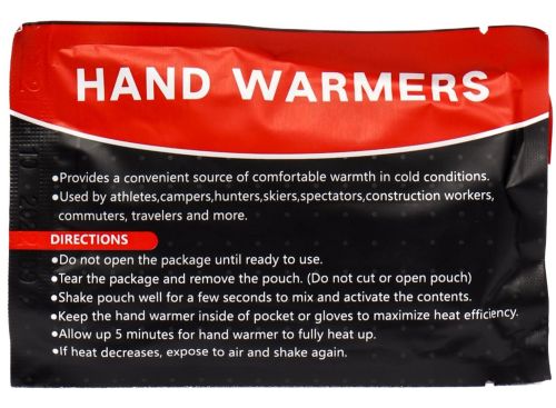 Химическая грелка для рук Hand Warmers портативные одноразовые самонагревающиеся грелки до 8 часов термохимический обогреватель для согревания тела