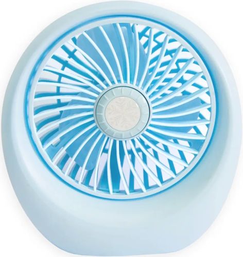 Настільний міні вентилятор Mini Fan SQ1978A портативний ручний вентилятор на стіл з 2 швидкостями, підсвічуванням і вбудованим акумулятором 4.5 W USB