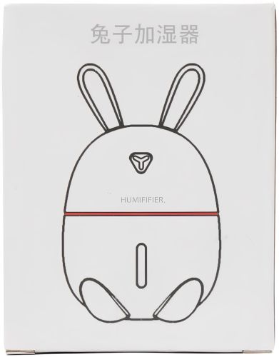 Зволожувач повітря нічник Зайчик Rabbit Humidifier Y-105 200 мл ультразвуковий настільний очищувач дифузор з LED підсвічуванням USB Air Purifier