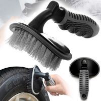 Щітка для чищення автомобільних шин Car Clean Brush T-631 13 см чистяча щітка для миття, гуми та очищення килимків у важкодоступних місцях Navaliya