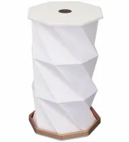 Настільний складаний нічник Rotating Lamp XZ-06 акумуляторний розкладний світильник, паперова лампа трансформер із сенсорним керуванням від USB