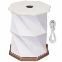 Настільний складаний нічник Rotating Lamp XZ-06 акумуляторний розкладний світильник, паперова лампа трансформер із сенсорним керуванням від USB