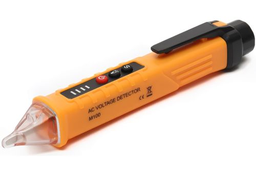 Безконтактний детектор напруги Non Contact Detector M100 тестер змінного струму в розетках зі світловою і звуковою індикацією на батарейках 7478