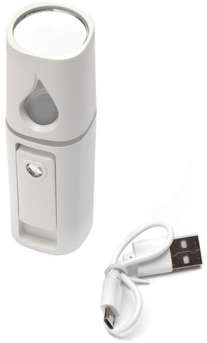 Зволожувач для шкіри обличчя Nano Mist Sprayer RK-L6 портативний Нано-розпилювач з підсвічуванням, спрей розпилювач з резервуаром для води 30 мл USB