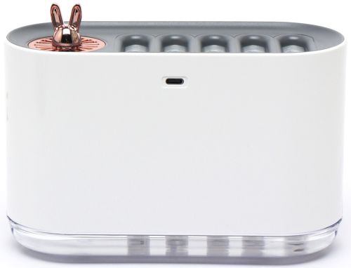 Зволожувач повітря нічник Aroma Humidifier LA-0649 700 мл ультразвуковий настільний очищувач, аромадифузор з RGB LED підсвічуванням USB Білий