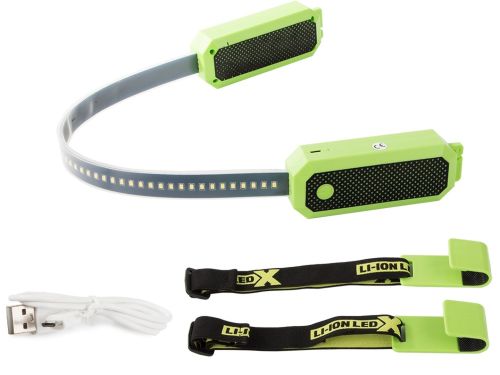 Подсветка для капота автомобиля Emergency Light Strip m3 светодиодная гибкая LED лента с ремнями светильник на аккумуляторе в авто для гаража