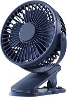 Настільний вентилятор на прищіпці Small Fan WX - 6507 портативний міні-вентилятор, охолоджувач повітря на акумуляторі з затискачем 3 режими роботи USB