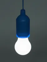 Подвесная LED лампа на шнурке Bailong BL-15418 портативный светодиодный фонарь на веревке, навесная лампочка на батарейках TY-6088 Холодный белый 