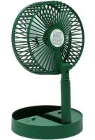 Складаний телескопічний вентилятор Telescopic Folding Fan XL - 908 настільний розкладний охолоджувач повітря з підставкою для телефону USB JX-992