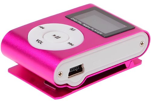 Мини MP3-плеер Toto TPS-02 With Display Earphone портативный медиа плеер с LCD дисплеем и клипсой для крепления MP3 WMA microSD USB 48х28х12 см