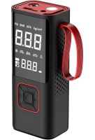 Автомобільний компресор Car Air Pump ATJ - 6988 акумуляторний автокомпресор з РК монітором, портативний насос для шин автомобіля і велосипеда