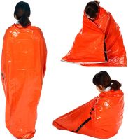 Аварийный спальный мешок Emergency Sleeping Bag многоразовый водонепроницаемый спасательный термомешок, спальник из фольги для экстремальных условий