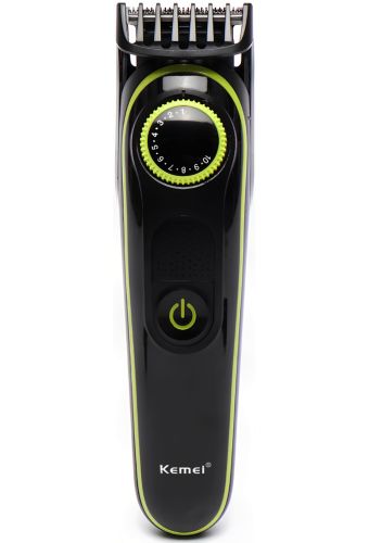 Акумуляторна машинка для стрижки волосся Kemei KM-696 5 в 1 5W електробритва, тример для окантовки бороди, носа і вух, набір для тіла з насадками