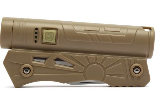 Мультитул з ліхтарем X-Balog BL-LF-800 5 в 1 акумуляторний ручний LED ліхтарик з Power Bank туристичний набір інструментів для виживання USB