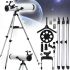 Астрономічний телескоп Telescope F70076 7924 5х24 76мм монокуляр на тринозі з двома окулярами, телескоп-монокуляр зі штативом для спостережень