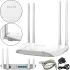 Бездротовий Wi-Fi Роутер маршрутизатор LB-Link BL-CPE450M 4G до 300 Мбіт/з зі слотом для сім карти, Wifi роутер до 300Mb / s 4 зовнішні антени Білий