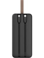 Портативний зарядний пристрій Power Bank Lenyes PX487D 40000mAh 22.5W з LED дисплеєм і кабелями, Зовнішній акумулятор повербанк Lightning Type-C