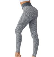 Жіночі спортивні легінси Staples Scrunch Bum білі із завищеною високою талією і ефектом пуш-ап стягуючі безшовні лосини для фітнесу push up