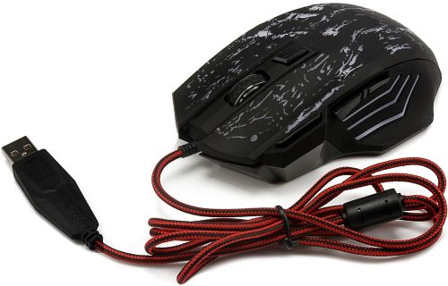 Игровая компьютерная мышь Gaming Mouse X7 проводная оптическая USB геймерская мышка со светодиодной LED подсветкой для ПК компьютера и ноутбука