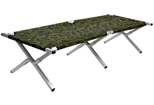 Розкладне ліжко для кемпінгу Camp Bed 190х65 см портативна складна розкладачка з алюмінієвим каркасом до 120 кг ліжко-розкладачка з чохлом