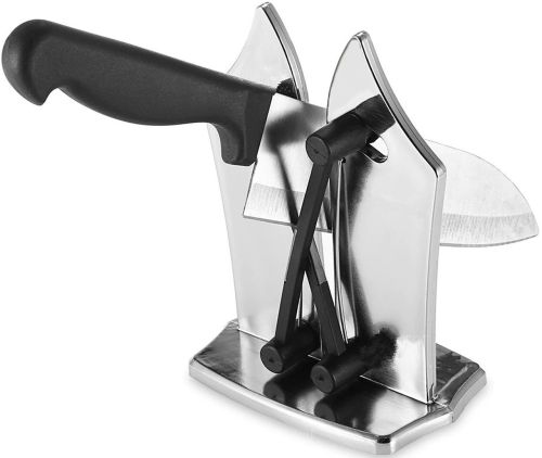Точилка для кухонних ножів Bavarian Edge Knife Sharpener 12х16. 5 см багатофункціональна Механічна настільна ножеточка полірування зі сталі на кухню