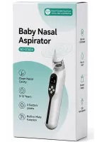 Дитячий акумуляторний назальний аспіратор Baby Nasal Aspirator NS-D1004 — електричний аспіратор для носа з насадками та вбудованою музикою через USB