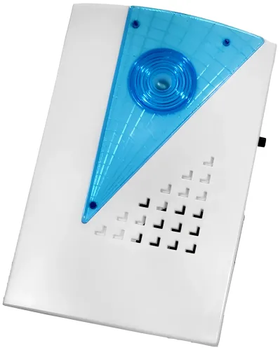 Дверний дзвінок Luckarm Intelligent D006 від розетки 220V бездротова кнопка передавач сигналу і приймач від мережі на 38 мелодій для вхідних дверей до 100 м